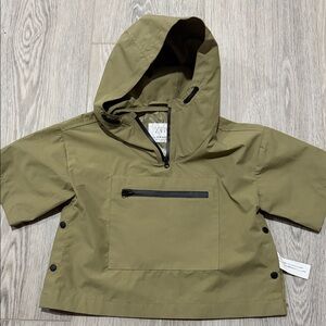 Zara Khaki Hooded Anorak